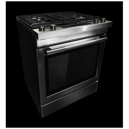 JennAir JDS1750ML Dual Fuel Range, 6.4 cu. ft. Capacity, 30 inch Exterior Width, True Convection, 4 Burners, Air Fry, Self Clean, Stainless Steel colour Downdraft Range