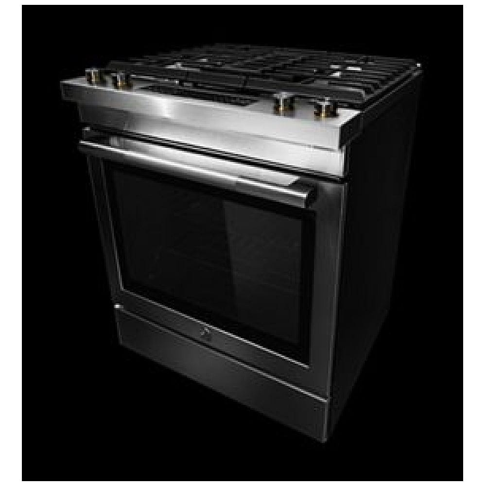 JennAir JDS1750ML Dual Fuel Range, 6.4 cu. ft. Capacity, 30 inch Exterior Width, True Convection, 4 Burners, Air Fry, Self Clean, Stainless Steel colour Downdraft Range