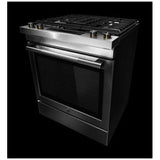 JennAir JDS1750ML Dual Fuel Range, 6.4 cu. ft. Capacity, 30 inch Exterior Width, True Convection, 4 Burners, Yes, Self Clean, Stainless Steel colour