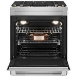 JennAir JDS1750ML Dual Fuel Range, 6.4 cu. ft. Capacity, 30 inch Exterior Width, True Convection, 4 Burners, Yes, Self Clean, Stainless Steel colour