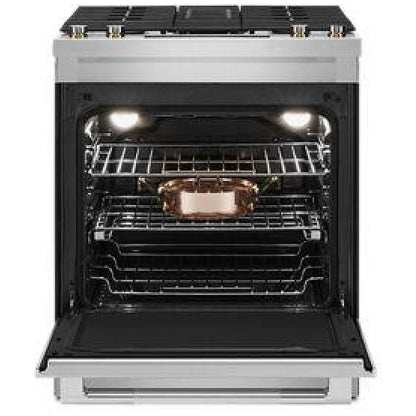 JennAir JDS1750ML Dual Fuel Range, 6.4 cu. ft. Capacity, 30 inch Exterior Width, True Convection, 4 Burners, Air Fry, Self Clean, Stainless Steel colour Downdraft Range