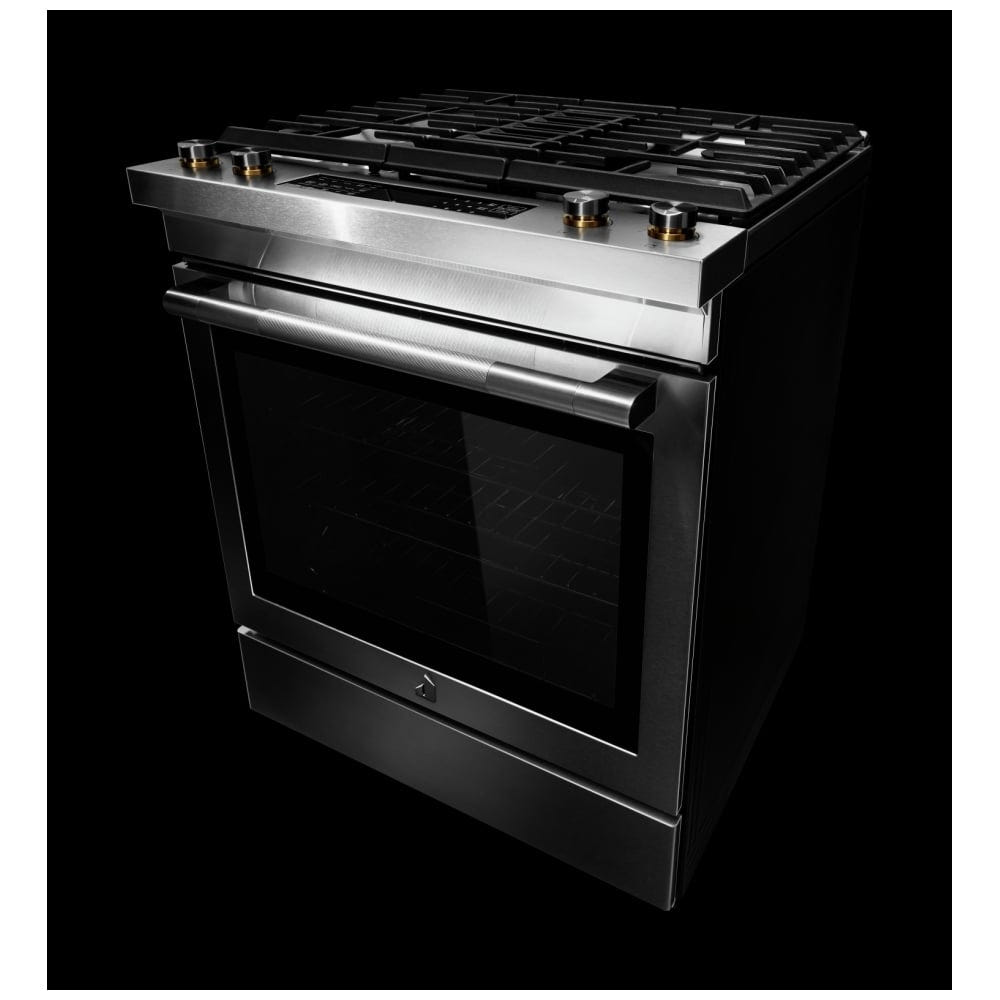 JennAir JDS1750ML Dual Fuel Range, 6.4 cu. ft. Capacity, 30 inch Exterior Width, True Convection, 4 Burners, Air Fry, Self Clean, Stainless Steel colour Downdraft Range