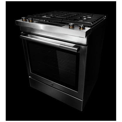 JennAir JDS1750ML Dual Fuel Range, 6.4 cu. ft. Capacity, 30 inch Exterior Width, True Convection, 4 Burners, Air Fry, Self Clean, Stainless Steel colour Downdraft Range