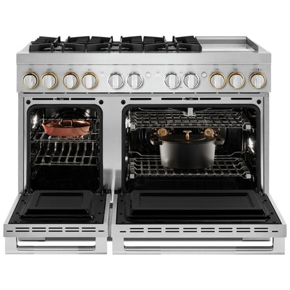 JennAir Rise JDSP548HL Dual Fuel Range, 6.3 cu. ft. Capacity, 48 inch Exterior Width, True Convection, 6 Burners
