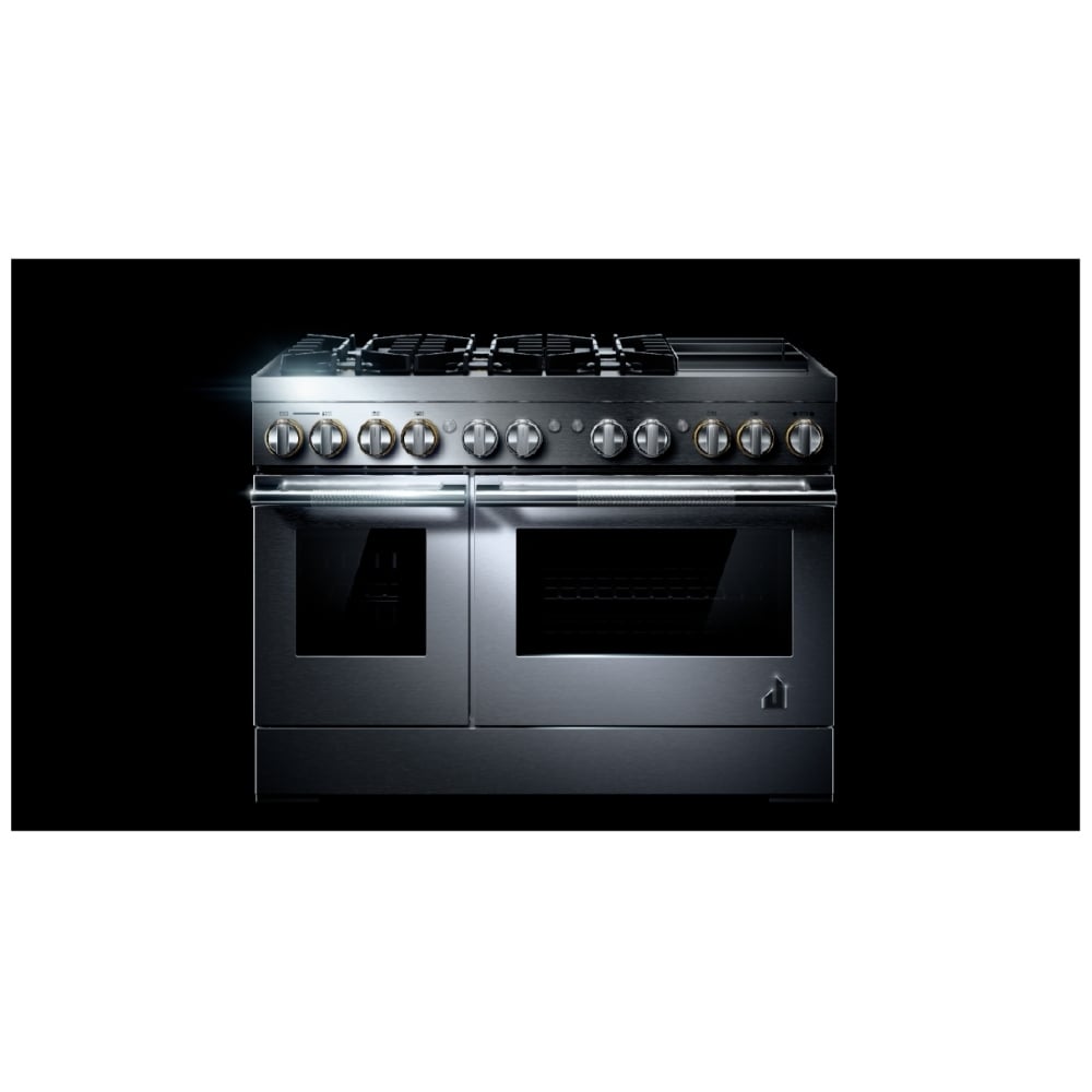 JennAir Rise JDSP548HL Dual Fuel Range, 6.3 cu. ft. Capacity, 48 inch Exterior Width, True Convection, 6 Burners