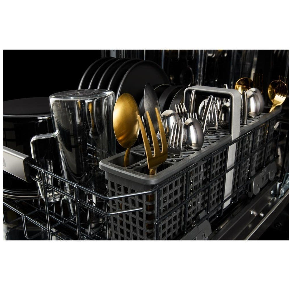 JennAir Rise JDTS3924SL Dishwasher, 24 inch Exterior Width, Stainless Steel (Interior), 6 Wash Cycles, 14 Capacity (Place Settings), Stainless Steel colour