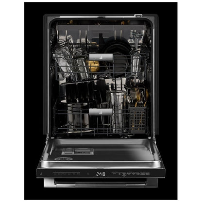 JennAir Rise JDTS3924SL Dishwasher, 24 inch Exterior Width, Stainless Steel (Interior), 6 Wash Cycles, 14 Capacity (Place Settings), Stainless Steel colour