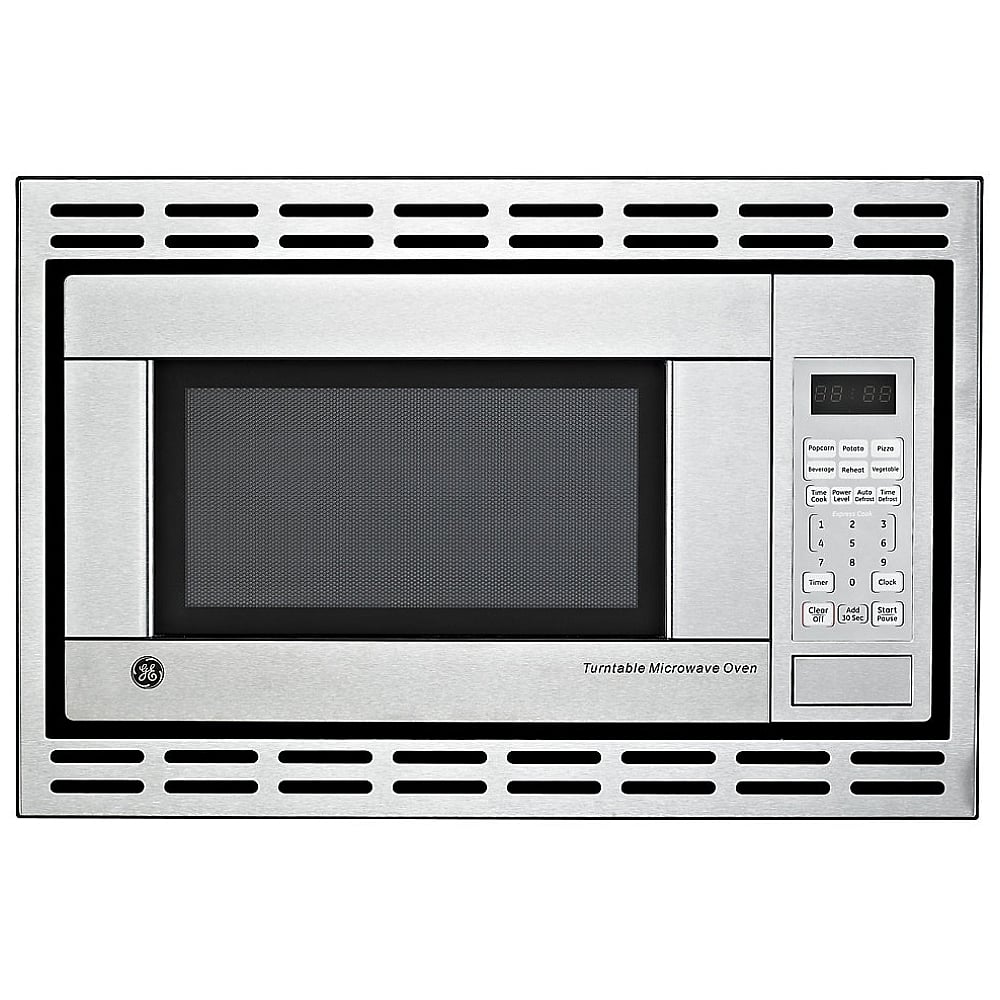 GE JE1140STC Built In Microwave, 20 inch Exterior Width, 1.1 cu. ft. Capacity, 1,100 W Watts, Stainless Steel colour