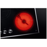 JennAir JEC3430HB Electric Cooktop, 30 inch Exterior Width, 4 Burners, 3,000 W Highest Element, Black colour