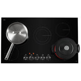JennAir JEC3536HB Electric Cooktop, 36 inch Exterior Width, 5 Burners, 3,000 W Highest Element, Black colour