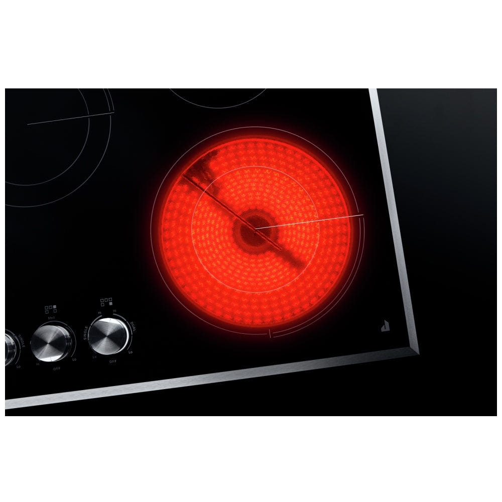JennAir JEC3536HB Electric Cooktop 36" 3000W Oblivion Glass Cooktop