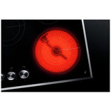 JennAir JEC3536HB Electric Cooktop, 36 inch Exterior Width, 5 Burners, 3,000 W Highest Element, Black colour