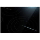 JennAir JEC3536HB Electric Cooktop, 36 inch Exterior Width, 5 Burners, 3,000 W Highest Element, Black colour