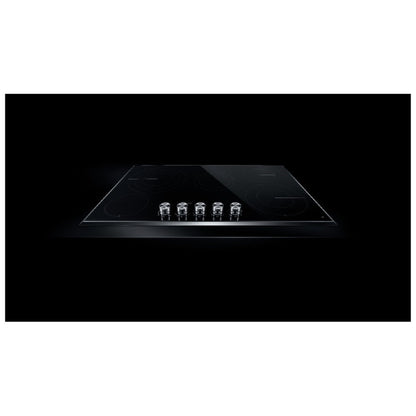 JennAir JEC3536HS Electric Cooktop, 36 inch Exterior Width, 5 Burners, 3,000 Watts Highest Burner Element, Black colour