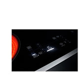 JennAir JEC3536HS Electric Cooktop, 36 inch Exterior Width, 5 Burners, 3,000 W Highest Element, Black colour