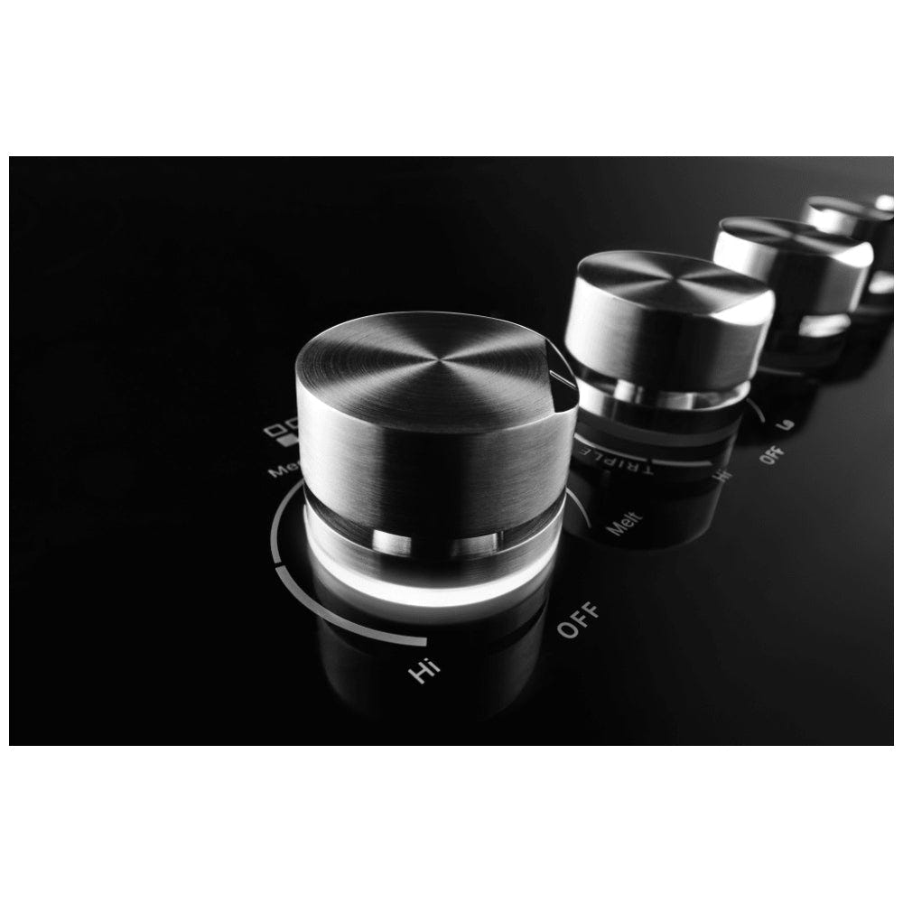 JennAir JEC3536HS Electric Cooktop, 36 inch Exterior Width, 5 Burners, 3,000 Watts Highest Burner Element, Black colour