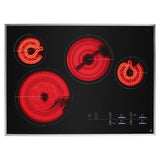 JennAir JEC4430KB Electric Cooktop, 30 inch Exterior Width, 4 Burners, 4,500 W Highest Element, Stainless Steel colour