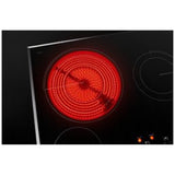 JennAir JEC4430KS Electric Cooktop, 30 inch Exterior Width, 4 Burners, 4,500 W Highest Element, Black colour