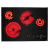 JennAir JEC4430KS Electric Cooktop, 30 inch Exterior Width, 4 Burners, 4,500 W Highest Element, Black colour