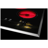 JennAir JEC4430KS Electric Cooktop, 30 inch Exterior Width, 4 Burners, 4,500 W Highest Element, Black colour