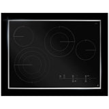 JennAir JEC4430KS Electric Cooktop, 30 inch Exterior Width, 4 Burners, 4,500 W Highest Element, Black colour