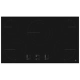 JennAir JEC4536KB Electric Cooktop, 36 inch Exterior Width, 5 Burners, 4,500 W Highest Element, Black colour