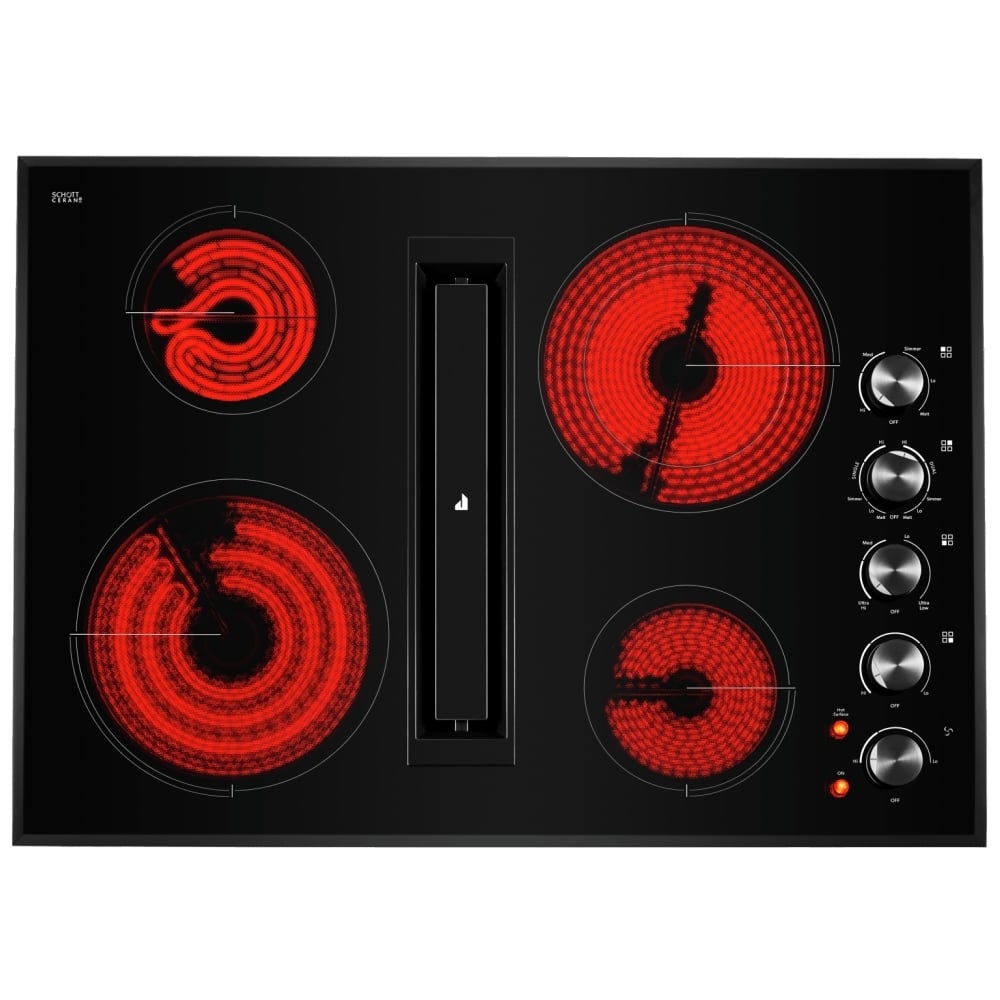 JennAir JED3430GB 30" Electric Cooktop Downdraft 3000W
