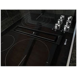 JennAir JED3536GB Electric Cooktop, 36 inch Exterior Width, 5 Burners, Downdraft, 3,000 W Highest Element, Black colour