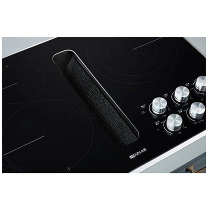 JennAir Euro Style JED3536GS Electric Cooktop, 36 inch Exterior Width, 5 Burners, Downdraft, 3,000 Watts Highest Burner Element, Black colour Downdraft Cooktop