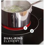 GE JEP5030DTBB Electric Cooktop, 30 inch Exterior Width, 5 Burners, Black colour