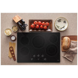 GE JEP5030DTBB Electric Cooktop, 30 inch Exterior Width, 5 Burners, Black colour