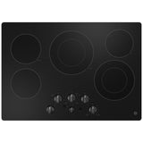 GE JEP5030DTBB Electric Cooktop, 30 inch Exterior Width, 5 Burners, Black colour