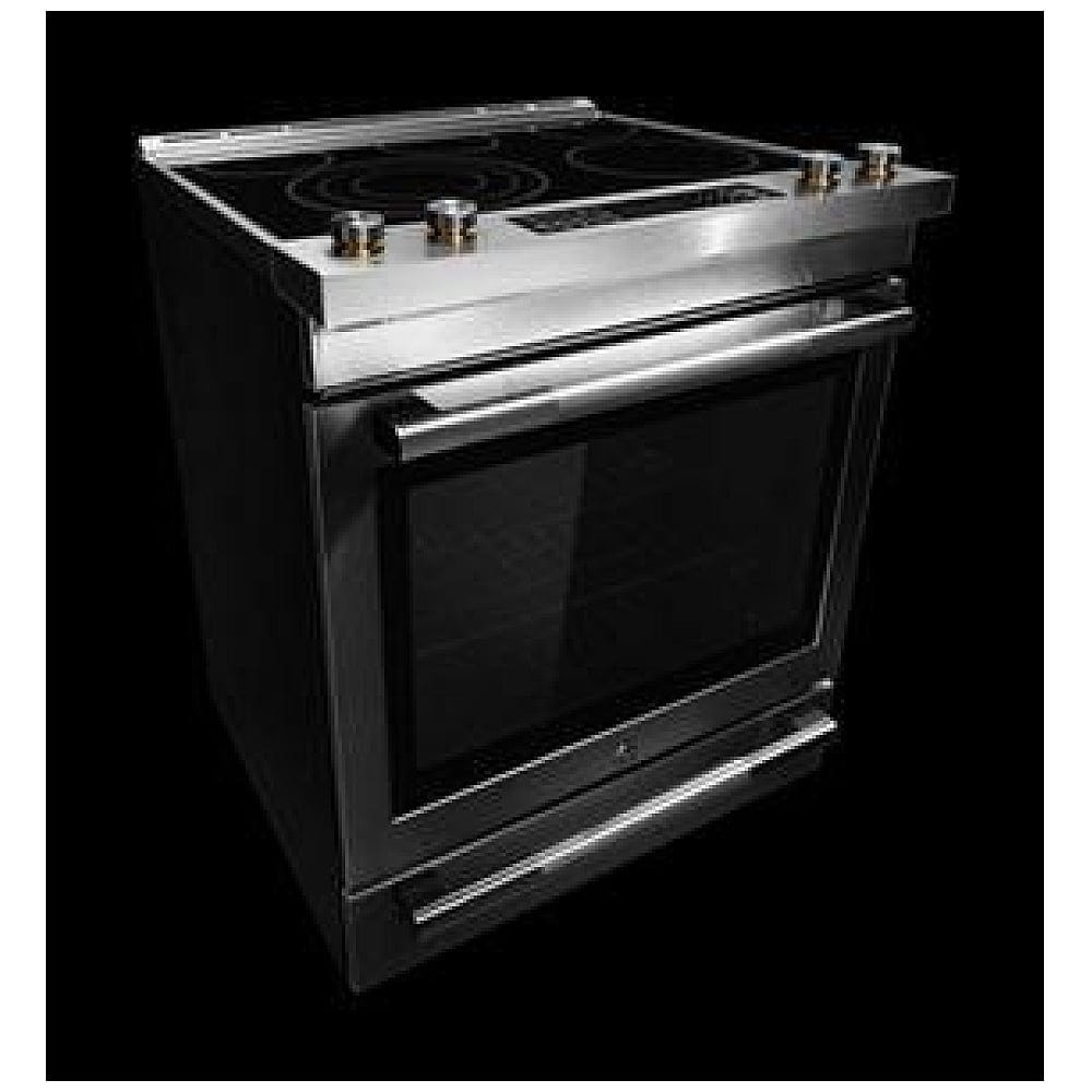 JennAir JES1450ML Electric Range, 7.1 cu. ft. Capacity, 30 inch Exterior Width, True Convection, 5 Burners, Oven Drawer, Air Fry, Self Clean, 3,200 Watts Highest Burner Element