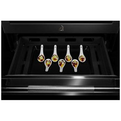 JennAir JES1450ML Electric Range, 7.1 cu. ft. Capacity, 30 inch Exterior Width, True Convection, 5 Burners, Oven Drawer, Air Fry, Self Clean, 3,200 Watts Highest Burner Element