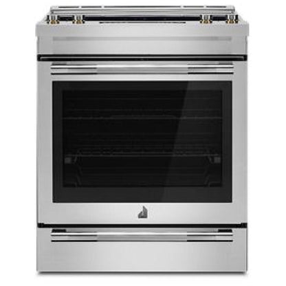 JennAir JES1450ML Electric Range, 7.1 cu. ft. Capacity, 30 inch Exterior Width, True Convection, 5 Burners, Oven Drawer, Air Fry, Self Clean, 3,200 Watts Highest Burner Element