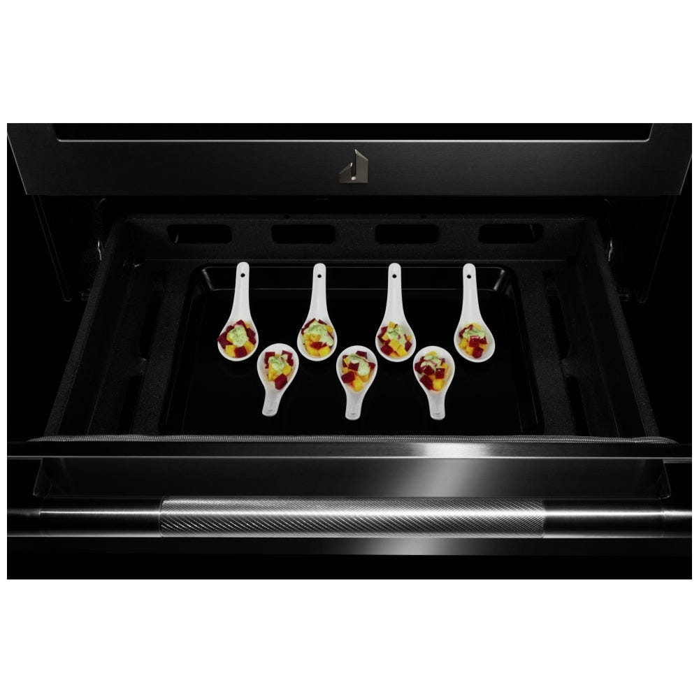 JennAir JES1450ML Electric Range, 7.1 cu. ft. Capacity, 30 inch Exterior Width, True Convection, 5 Burners, Oven Drawer, Air Fry, Self Clean, 3,200 Watts Highest Burner Element