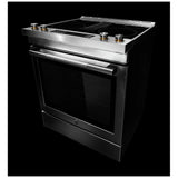 JennAir JES1750ML Electric Range, 6.4 cu. ft. Capacity, 30 inch Exterior Width, True Convection, 4 Burners, Air Fry, Self Clean, 3,200 Watts Highest Burner Element