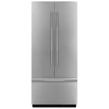 JennAir JF42NXFXDE Counter Depth French Door Built In Refrigerator, 42 inch Width, Counter Depth, Custom Panel Ready, 24.2 cu. ft. Capacity, Ice Dispenser (Freezer Located), Panel Ready