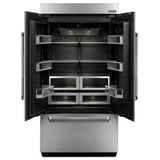 JennAir JF42NXFXDE Counter Depth French Door Built In Refrigerator, 42 inch Width, Counter Depth, Custom Panel Ready, 24.2 cu. ft. Capacity, Ice Dispenser (Freezer Located), Panel Ready