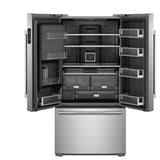 JennAir Rise JFFCC72EHL Counter Depth French Door Refrigerator, 36 inch Width, 23.8 cu. ft. Capacity, Counter Depth, Water Dispenser (Exterior), Ice Dispenser (Thru Door), Stainless Steel colour