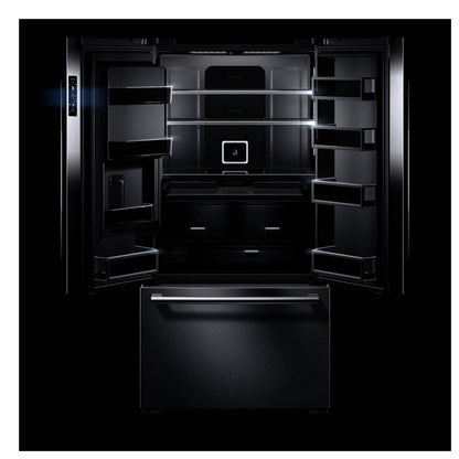 JennAir Rise JFFCC72EHL Counter Depth French Door Refrigerator, 36 inch Width, 23.8 cu. ft. Capacity, Counter Depth, Water Dispenser (Exterior), Ice Dispenser (Thru Door), Stainless Steel colour