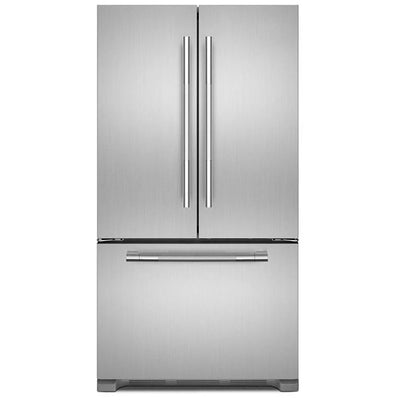 JennAir Rise JFFCF72DKL Counter Depth French Door Refrigerator, 36 inch Width, 21.9 cu. ft. Capacity, Counter Depth, Water Dispenser (Interior), Ice Dispenser (Freezer Located), Stainless Steel colour