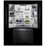 JennAir JFFCF72DKM French Door Refrigerator, 36 inch Width, 21.9 cu. ft. Capacity, Counter Depth, Water Dispenser (Interior), Ice Dispenser (Freezer Located), Stainless Steel colour