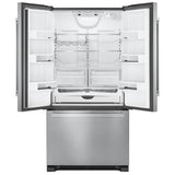 JennAir JFFCF72DKM French Door Refrigerator, 36 inch Width, 21.9 cu. ft. Capacity, Counter Depth, Water Dispenser (Interior), Ice Dispenser (Freezer Located), Stainless Steel colour
