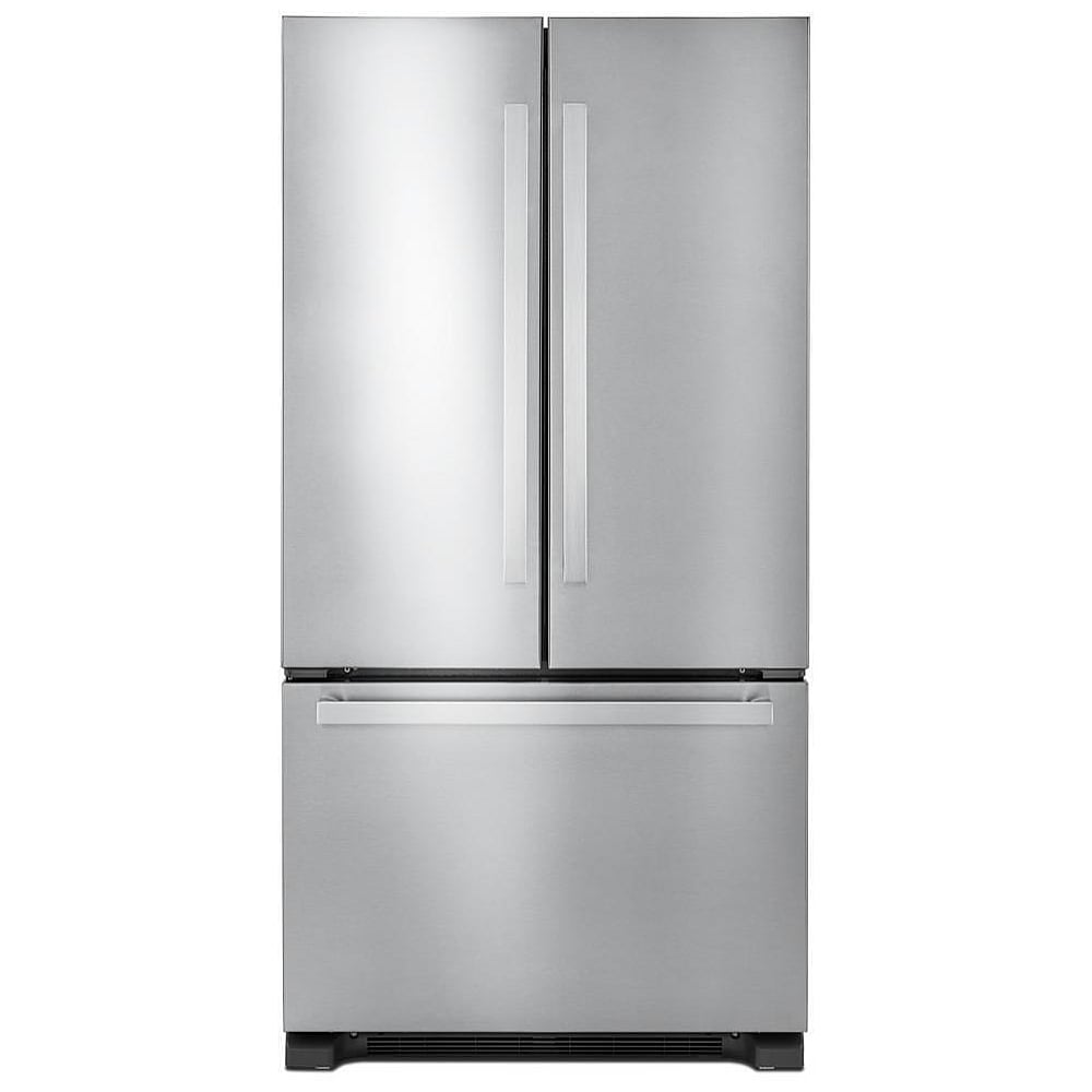 JennAir JFFCF72DKM French Door Refrigerator, 36 inch Width, 21.9 cu. ft. Capacity, Counter Depth, Water Dispenser (Interior), Ice Dispenser (Freezer Located), Stainless Steel colour