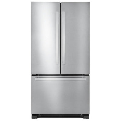 JennAir JFFCF72DKM French Door Refrigerator, 36 inch Width, 21.9 cu. ft. Capacity, Counter Depth, Water Dispenser (Interior), Ice Dispenser (Freezer Located), Stainless Steel colour