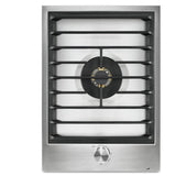 JennAir Euro Style JGC3115GS Gas Cooktop, 15 inch Exterior Width, 1 Burners, 20,000 BTU Highest Burner, Stainless Steel colour