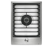 JennAir Euro Style JGC3115GS Gas Cooktop, 15 inch Exterior Width, 1 Burners, 20,000 BTU Highest Burner, Stainless Steel colour