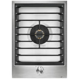 JennAir Euro Style JGC3115GS Gas Cooktop, 15 inch Exterior Width, 1 Burners, 20,000 BTU Highest Burner, Stainless Steel colour