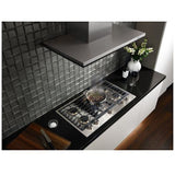 JennAir Euro Style JGC3536GS Gas Cooktop, 36 inch Exterior Width, 5 Burners, 20,000 BTU Highest Burner, Stainless Steel colour